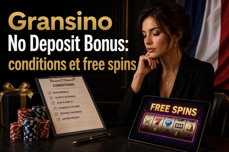 Gransino No Deposit Bonus: vérifier le code, les free spins et les conditions