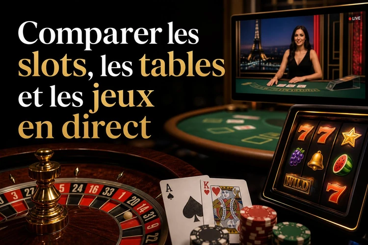 Gransino Casino Jeux: comparer les slots, les tables et les jeux en direct